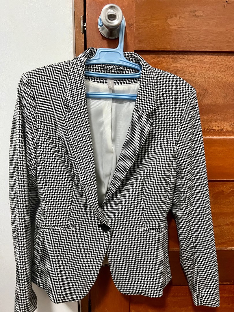 Checkered Blazer on Carousell