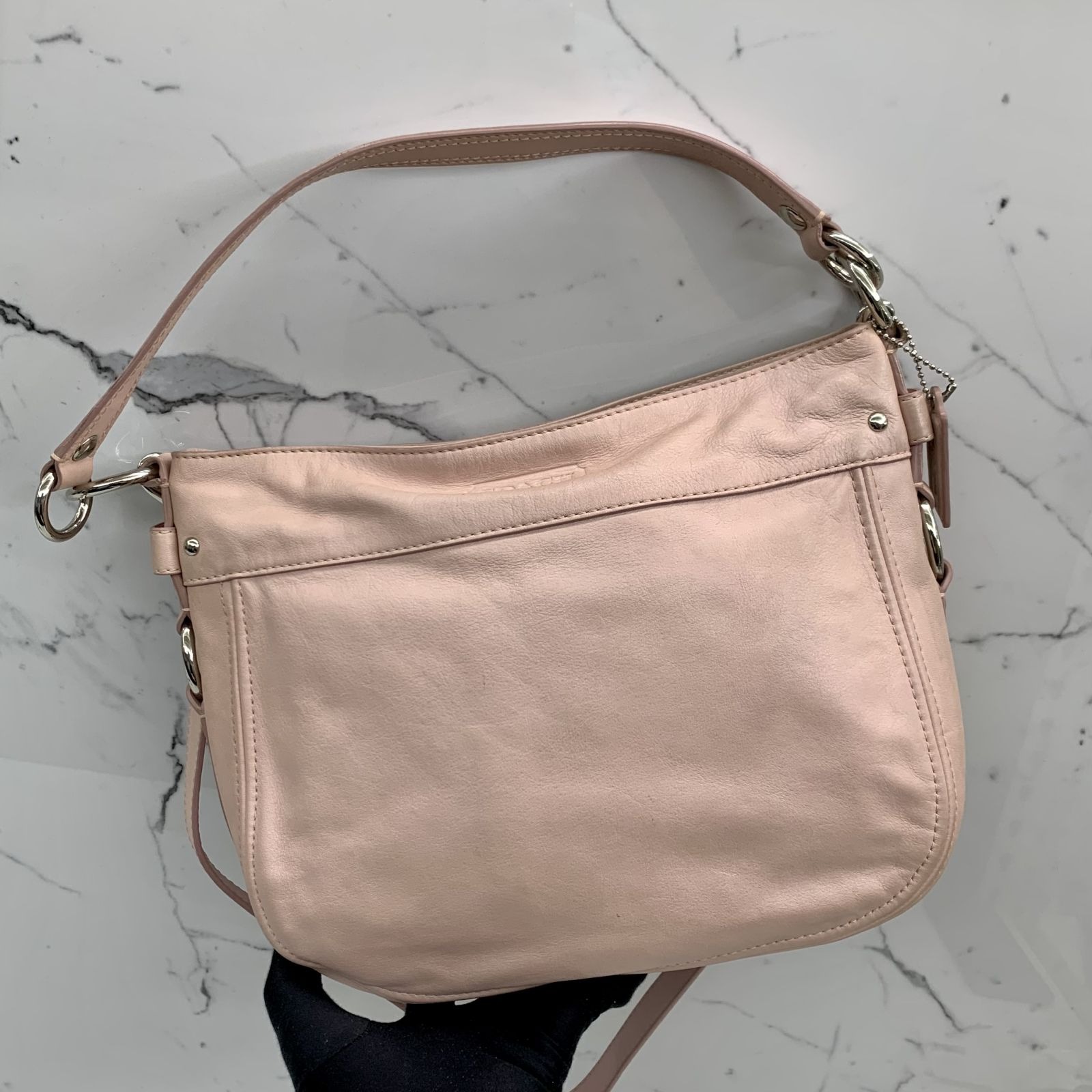 COACH F14707 PINK LEATHER 2 WAY SHOULDER BAG 237022772 AL Luxury Bags Wallets on Carousell