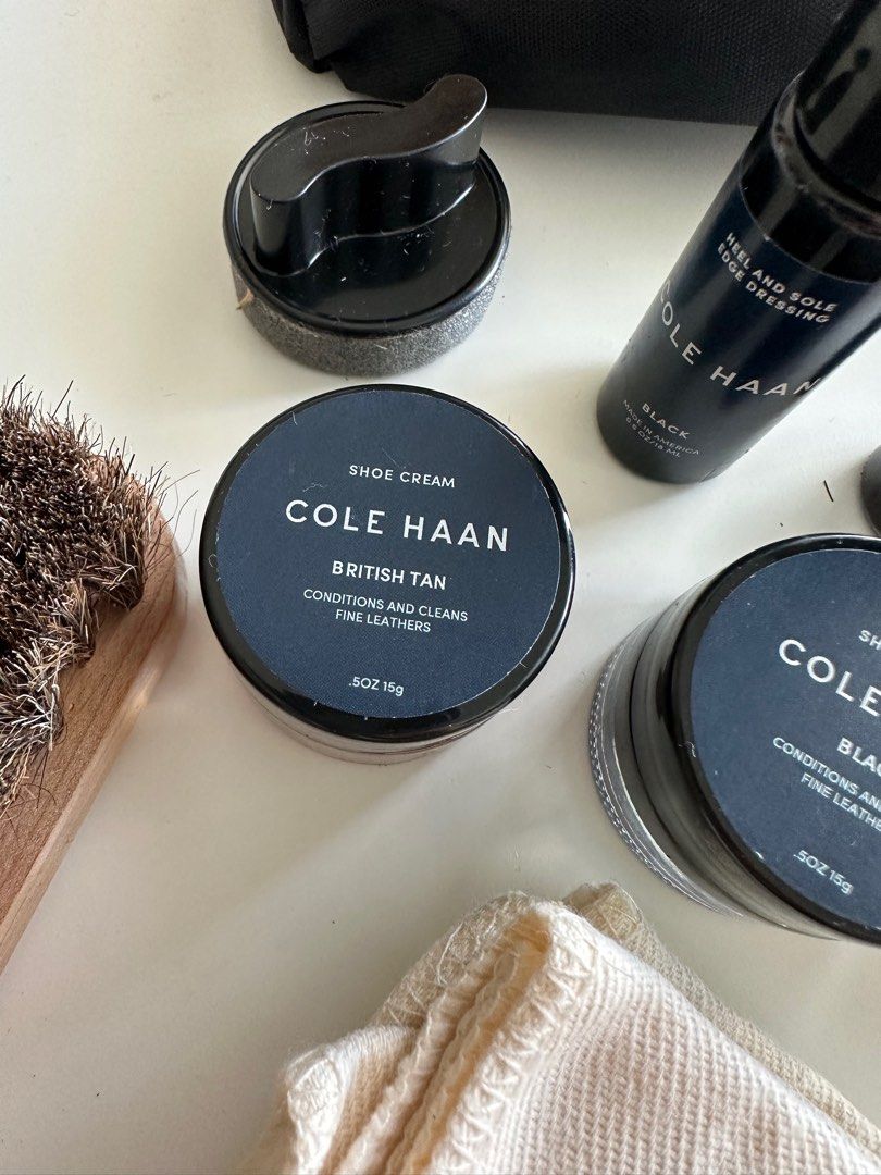 Cole haan shoe online polish british tan