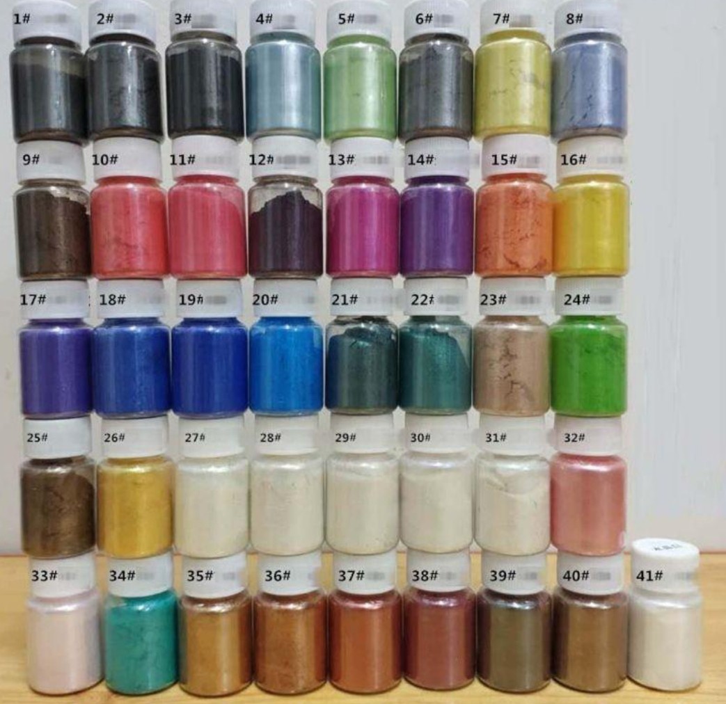 12 Pcs/set DIY Crystal Epoxy Filler Slime Dye Powder Pearl Pigments  Colorants for Soap Candle