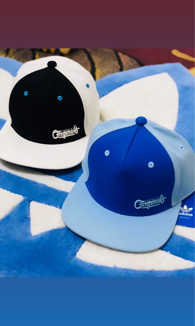 COMBO SET Adidas Originals Snapback 2 tone RARE Men s Fashion Watches Accessories Cap Hats on Carousell