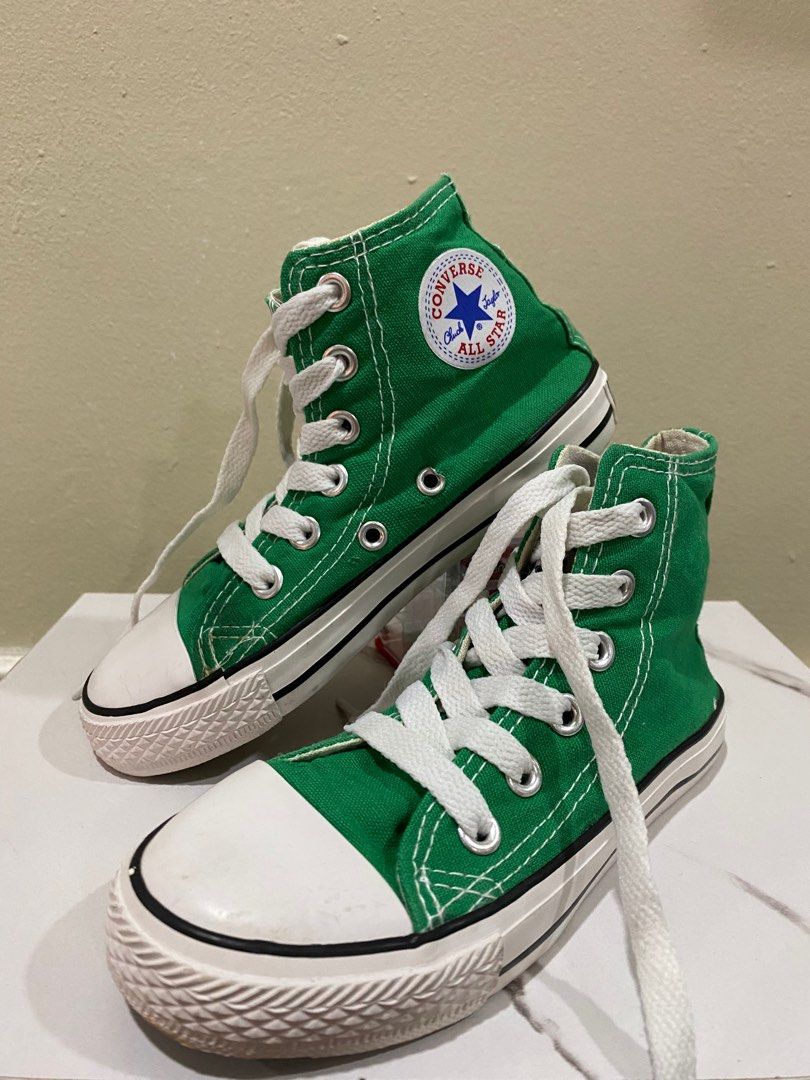 Converse youth green top
