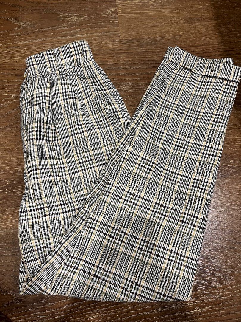 Checkered pants cotton on cheap