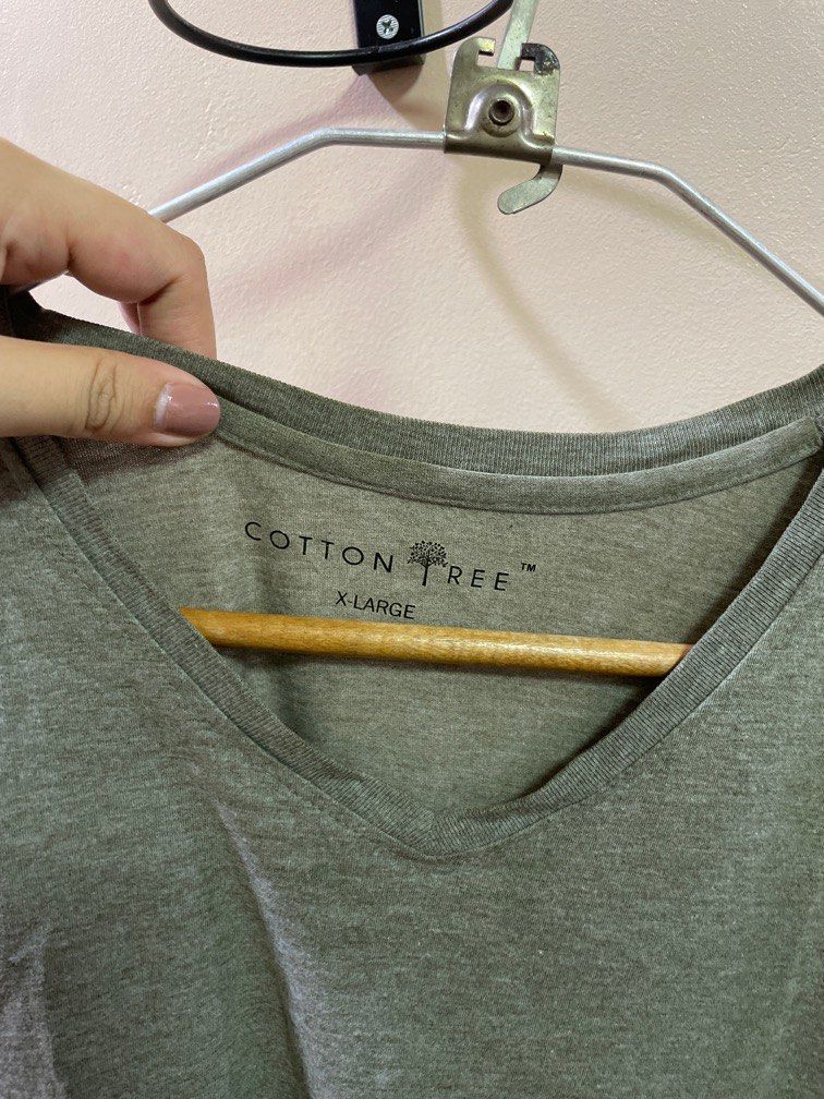 Cotton Tree Gray V Neck Plain Shirt (Category: Tshirts & Polo Shirts ) located in Quezon City. Submitted by spottedstuff (Listing ID 1247460994, Image 2). Description: .