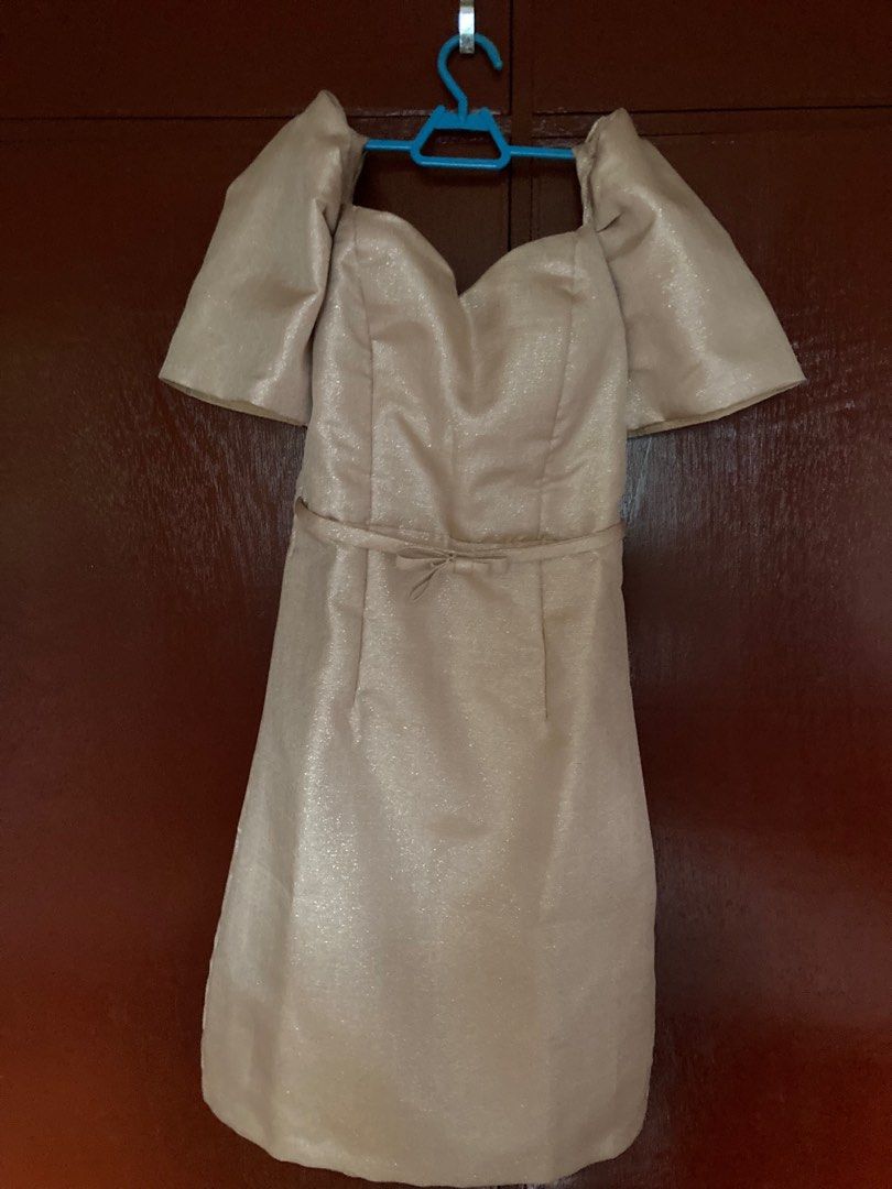 Ecru filipiniana dress top