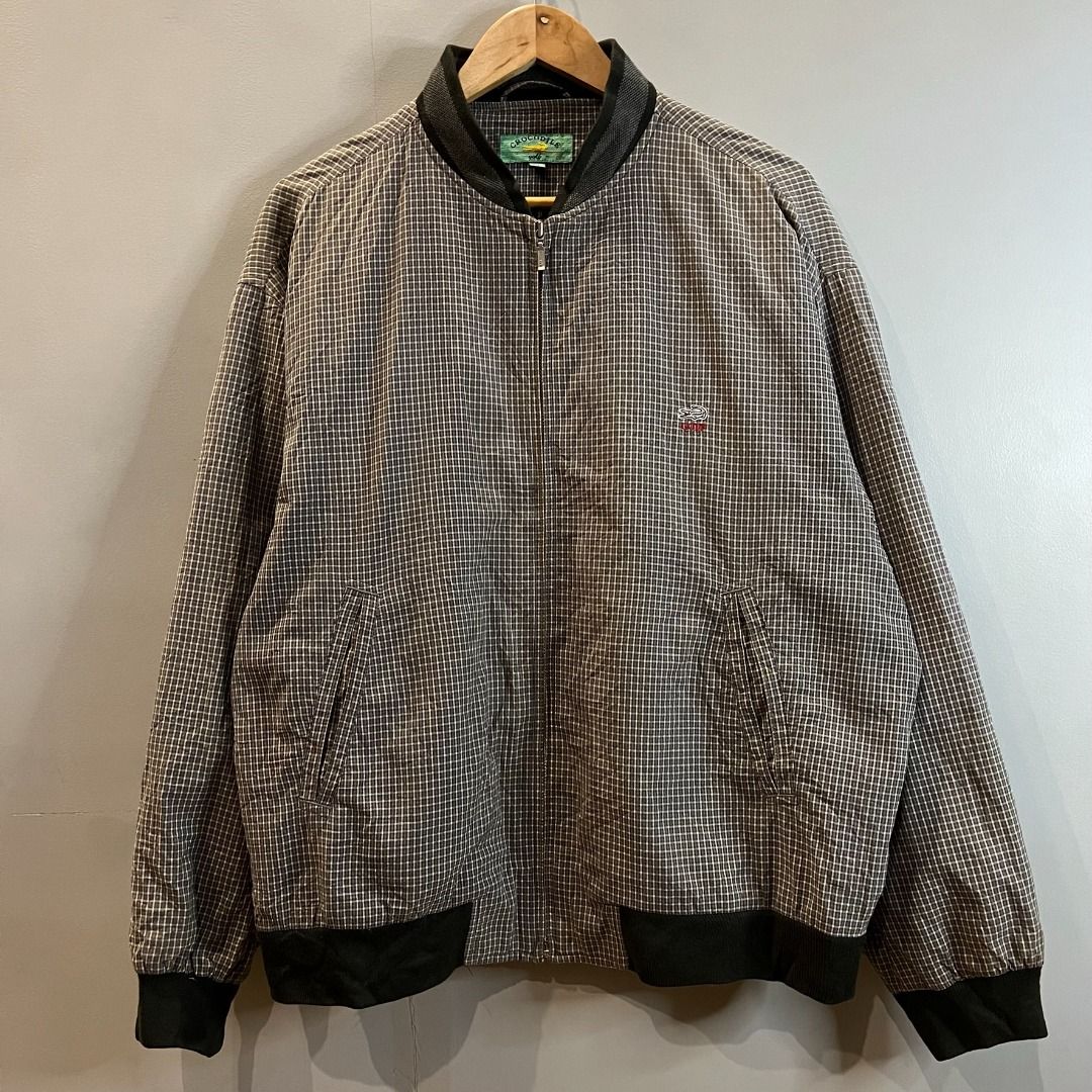 Crocodile Vintage Classic Golf Boxy Fit Bomber Jacket on Carousell