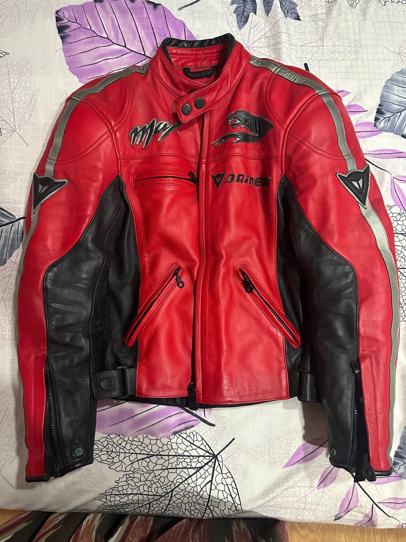 Dainese leather jacket Max Biaggi Motorcycles Motorcycle