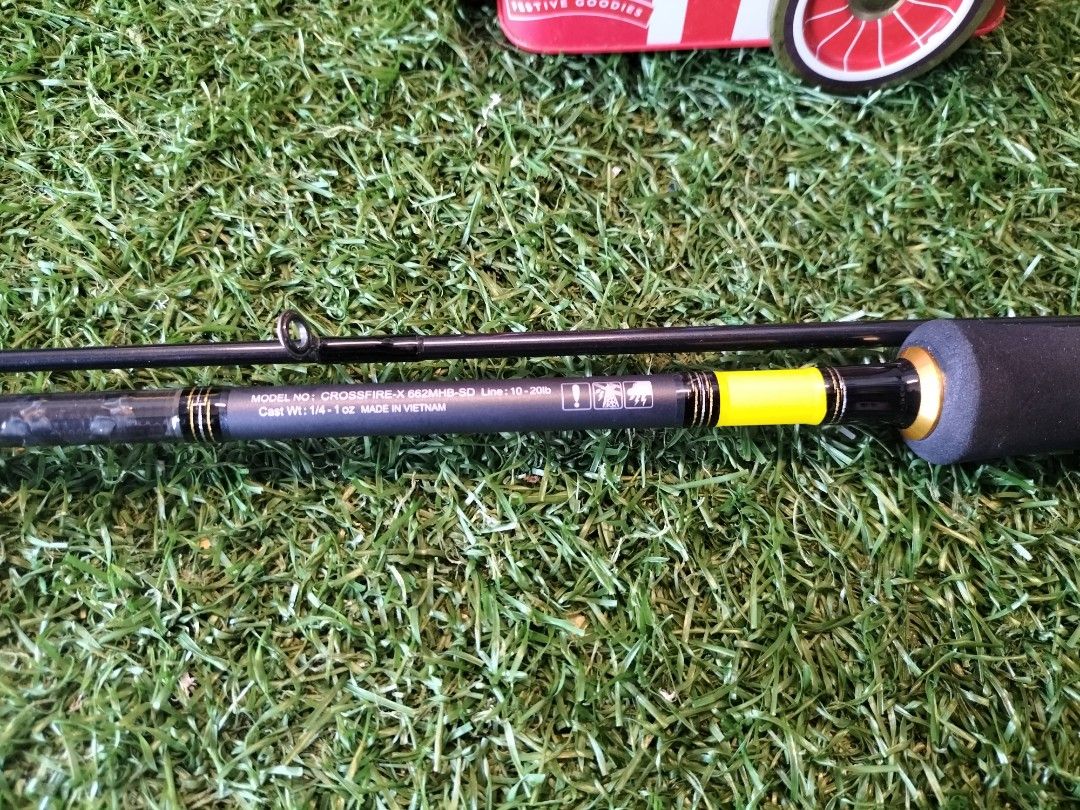 Daiwa crossfire x 662mhb rod, Sports Equipment, Fishing on Carousell