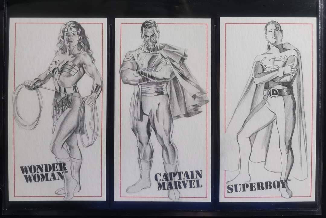 DC KINGDOM COME Complete 15 piece Sketchboard Chase Card Set
