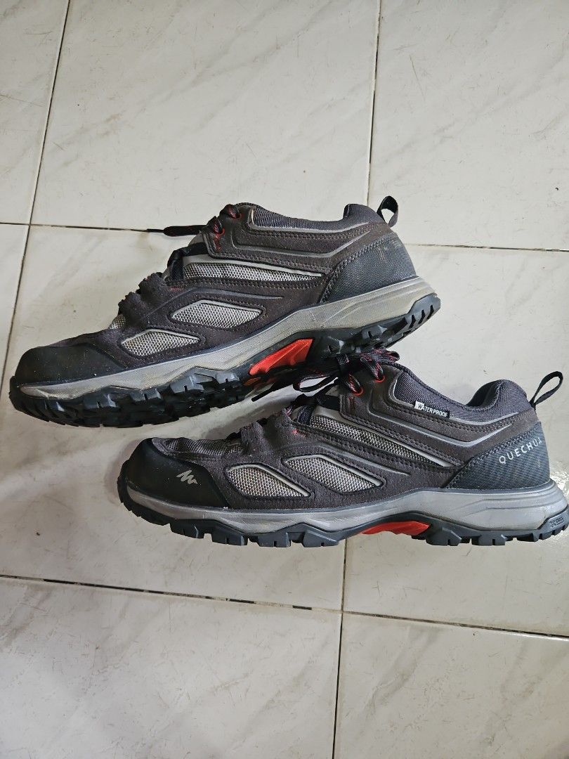 Quechua mh100 waterproof men's on sale hiking shoes