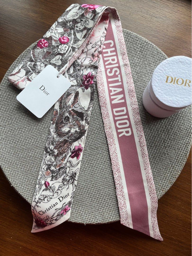 BNIB DIOR Jardin Magique Mitzah Scarf Silk Twill, Luxury