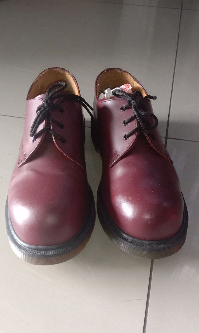 Dr martens 1461 pw cherry sales red