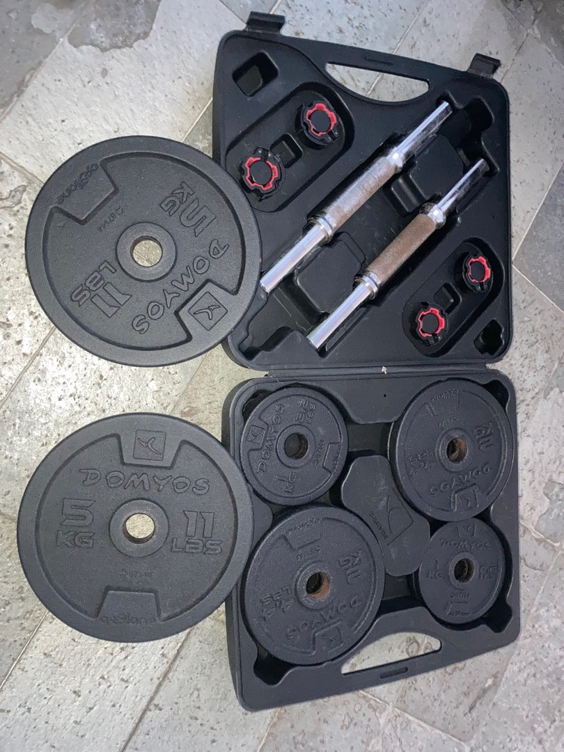 Dumbbells (30kg), Sports Equipment, Exercise & Fitness, Weights ...
