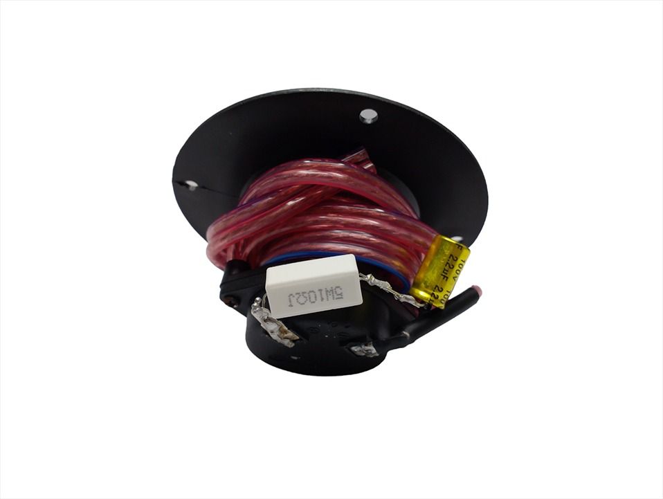 ELEET TWEETER TW-419 w/ LED ROUND 100mm, 4-8Ω, w/ 2.2uF CAPACITOR ...