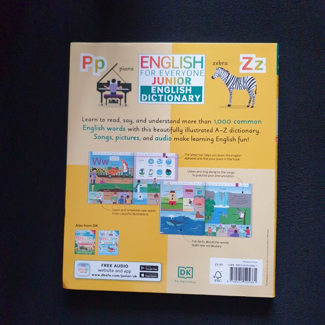 English for Everyone Junior English Dictionary Learn to Read and Say