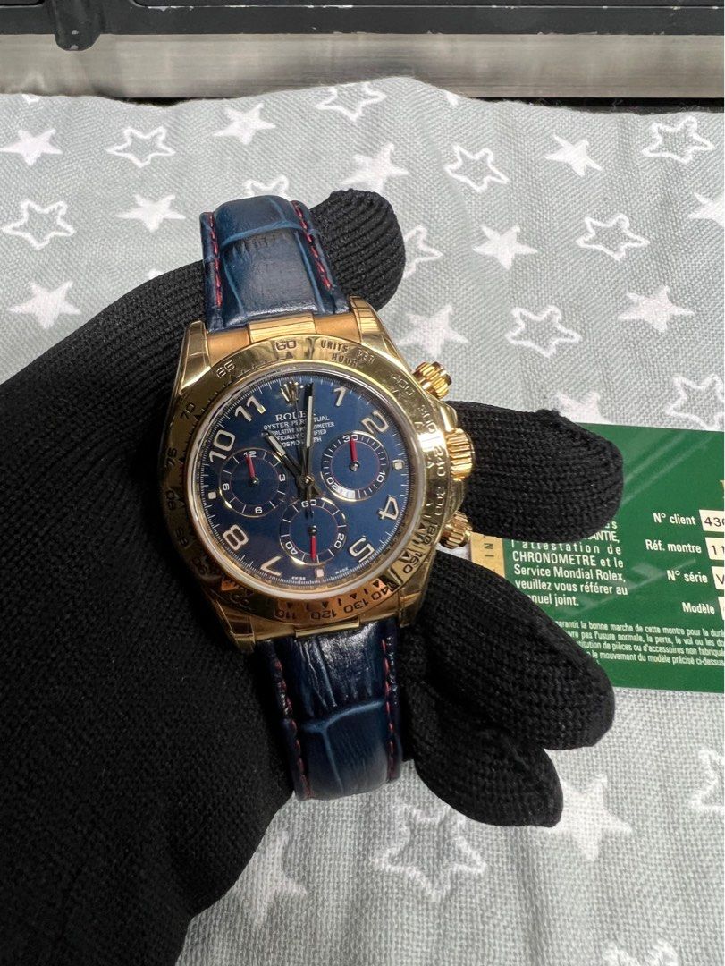 Rolex daytona arabic blue top