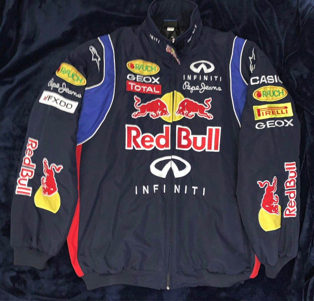Red Bull Racing Jacket Vintage, Red Bull Nascar Jacket Bomber, F1 Formula  1 Jacket Red Bull Vintage