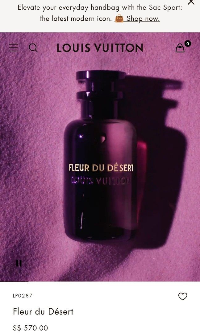 Louis Vuitton-Fleur du Desert decant, Beauty & Personal Care