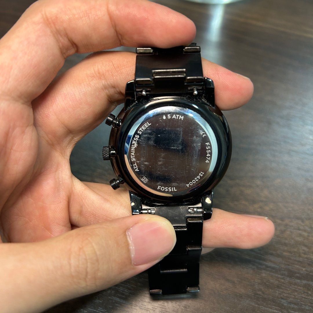 Fossil FS5474 Chronograph Black Men Watch Men s Fashion Watches