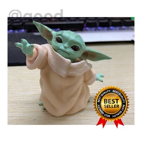 Star Wars Baby Yoda Grogu Mandalorian The Child 8cm Figure Toy Collection  Dolls