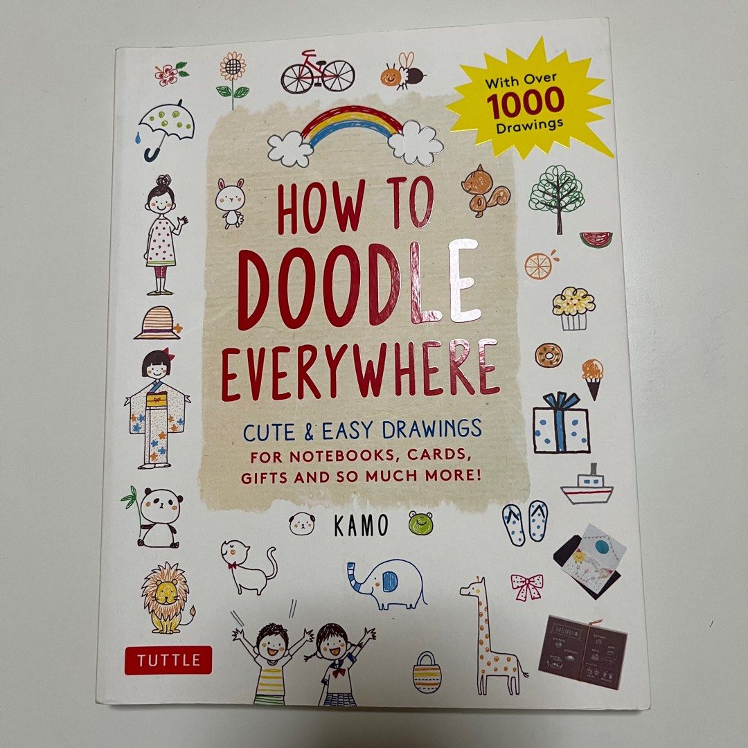 [free normal mail] 30% off retail - Brandnew book on How to Doodle ...