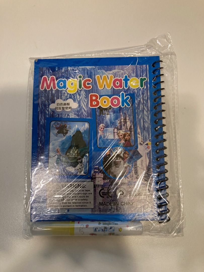 FREE Frozen Magic Water Colouring Book, Hobbies & Toys, Toys & Games on ...