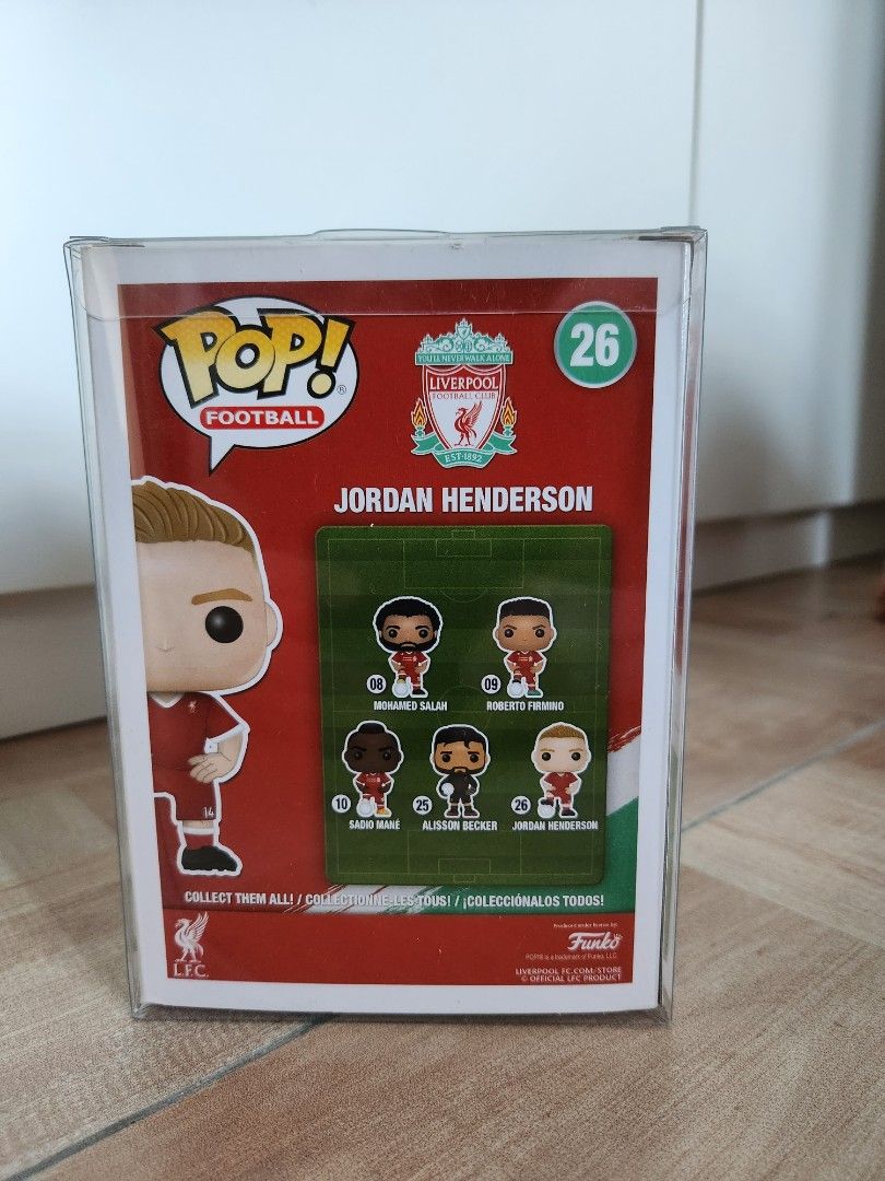 Funko Pop Football Liverpool FC Jordan Henderson number 26 Brand New,  Hobbies & Toys, Collectibles & Memorabilia, Fan Merchandise on Carousell