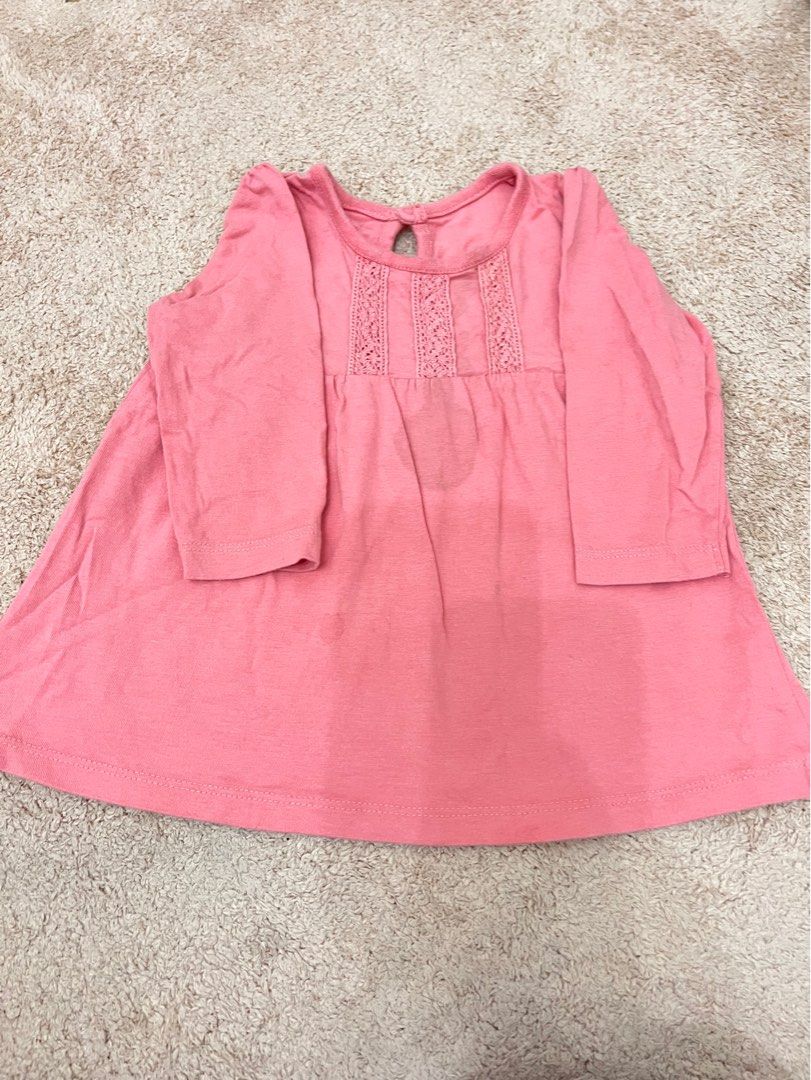 GEORGE UK BABY GIRL DRESSES TOPS 6 9MONTHS 3PACK GEORGE UK BAJU
