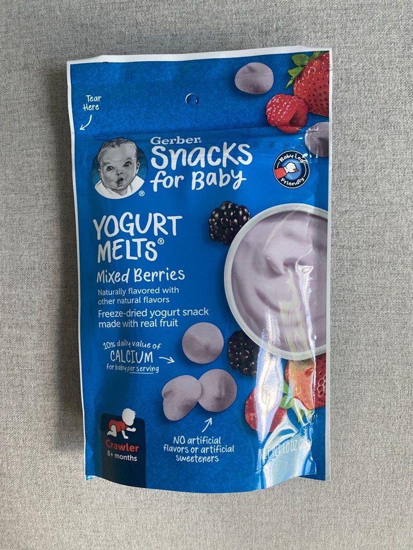 Gerber Yoghurt Melts, Babies & Kids, Nursing & Feeding, Weaning