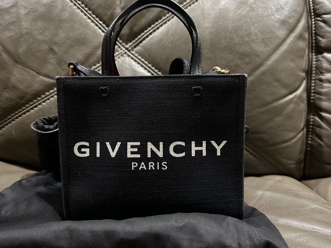 Givenchy mini G tote shopping bag in canvas