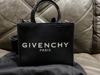 Shop Givenchy Medium G-Tote Oswald Shopping Bag In 4G Coated Canvas