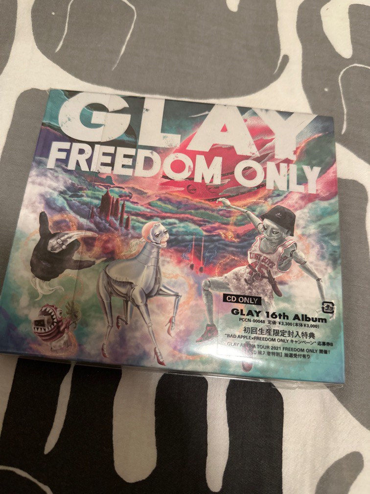 GLAY Freedom Only CD, 興趣及遊戲, 音樂、樂器& 配件, 音樂與媒體- CD