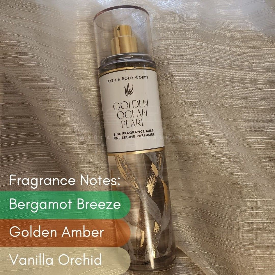 Golden Ocean Pearl Bath & Body Works Decant 5mL 10mL on Carousell