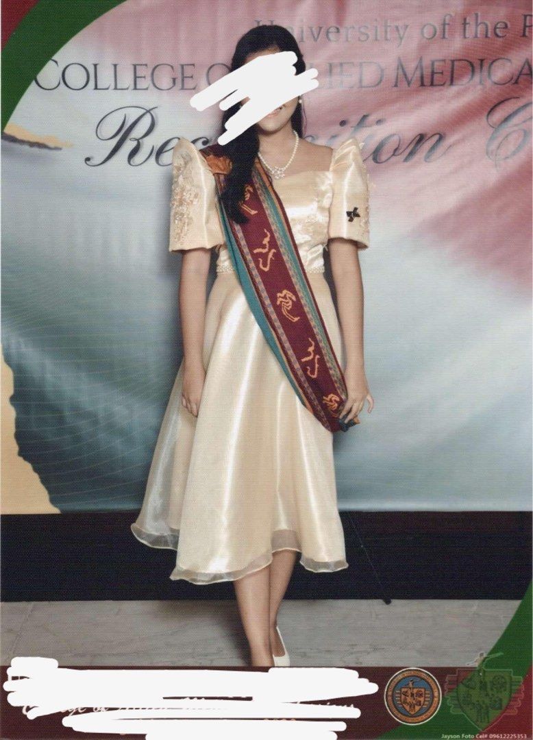 Graduation Filipiniana Dress on Carousell