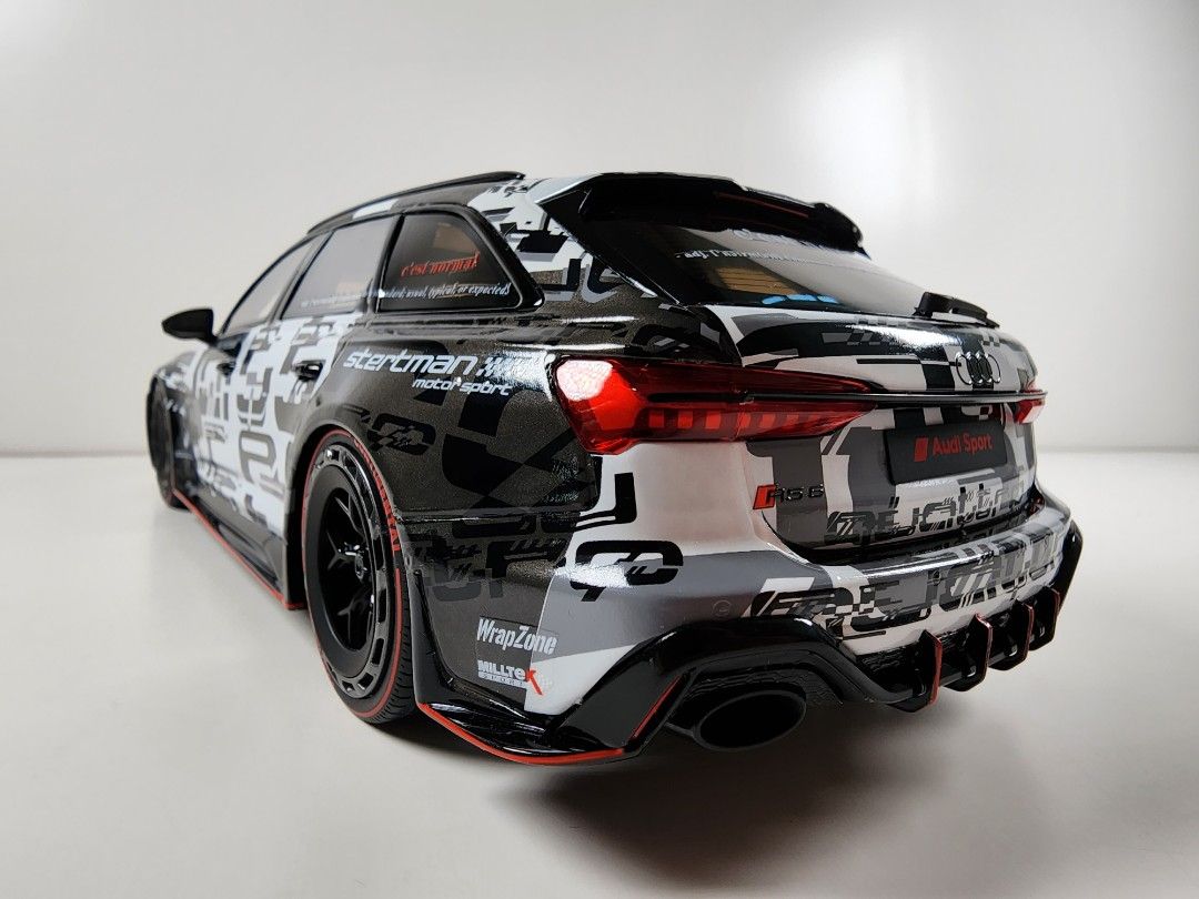 Audi RS6 Avant Leon Jon Olsson C'est Normal GT Spirit GT348 - Modelauto's | 1:18