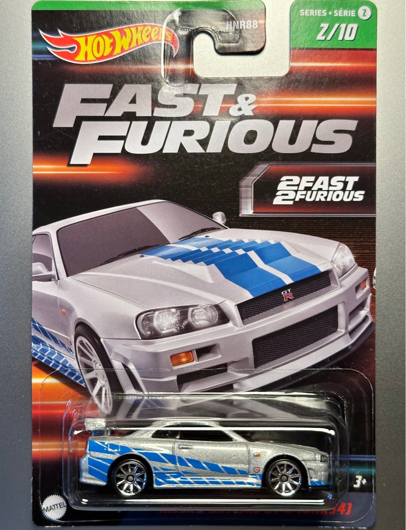 🔥 現貨Hot Wheels Fast & Furious 2 Fast 2 Furious Brian's Nissan