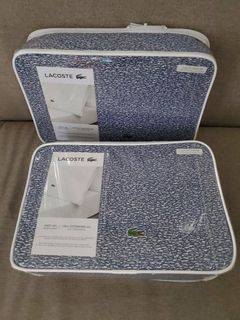 Guaranteed Authentic Lacoste 100% COTTON BNew Single / Twin XL Bedsheet Set