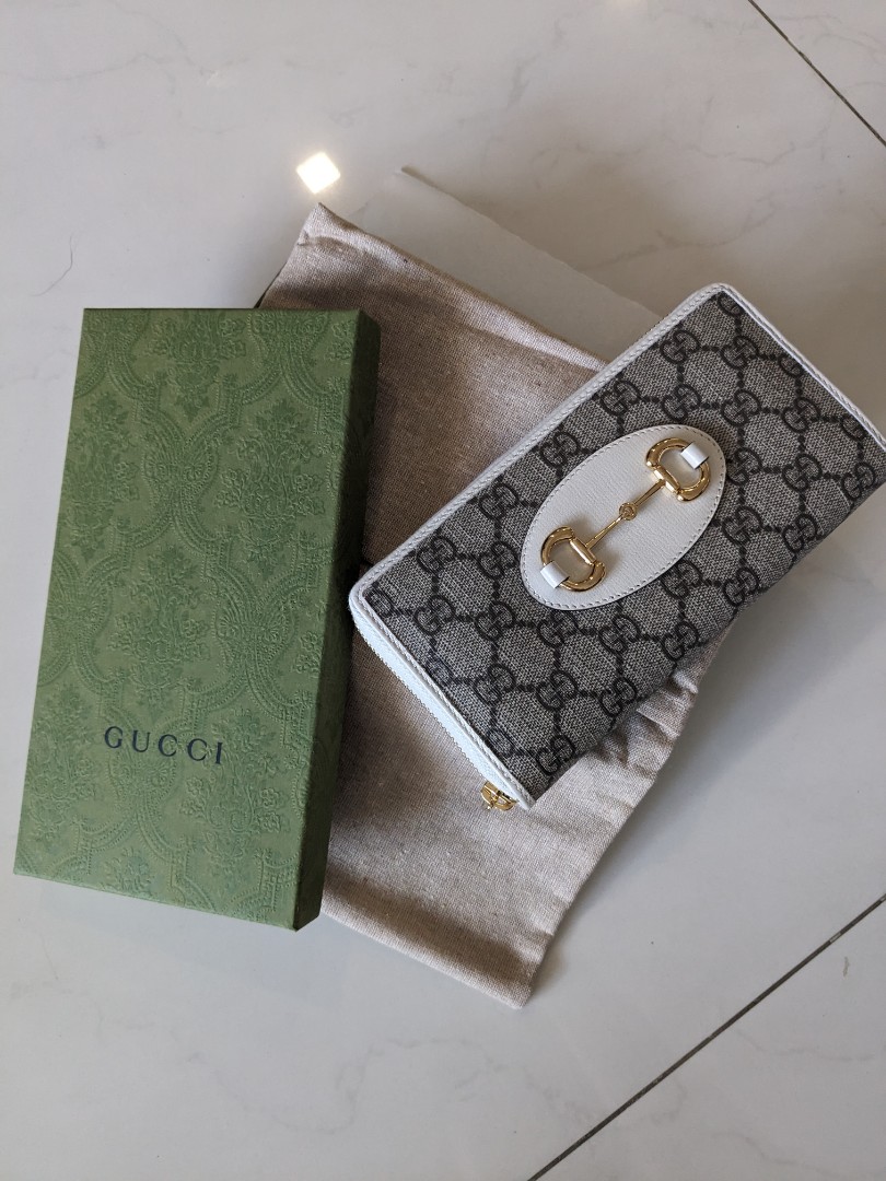 Authentic Gucci 1955 Horsebit zip around wallet – Indie Designs