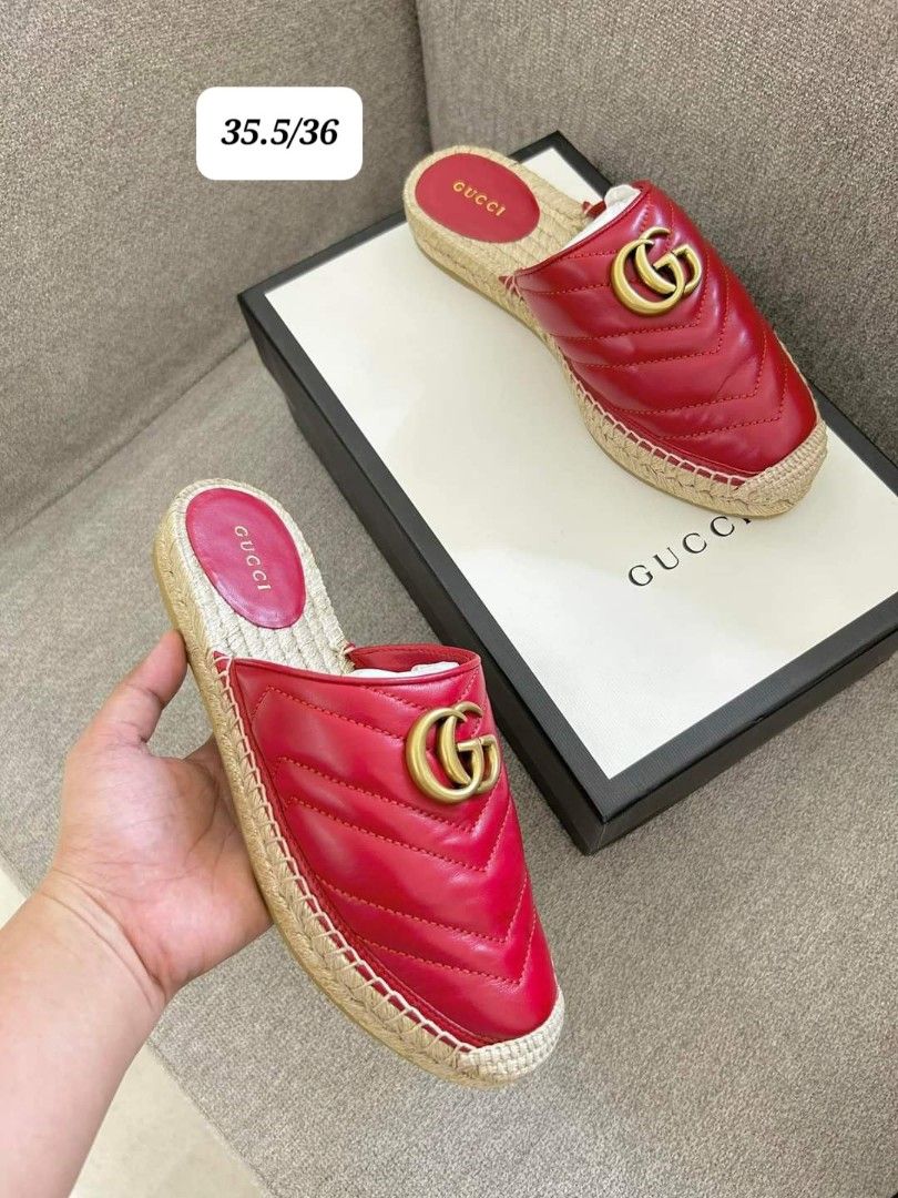 Gucci espadrille mule sales