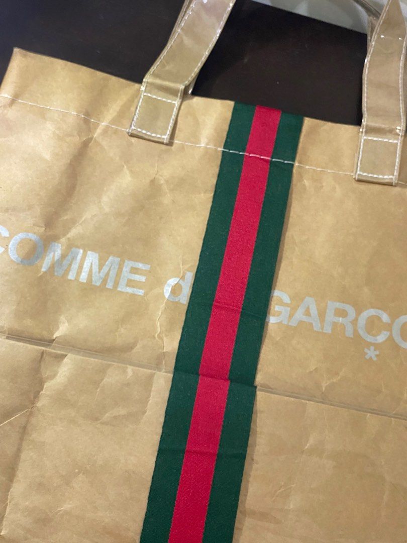 Cdg gucci pvc bag discount