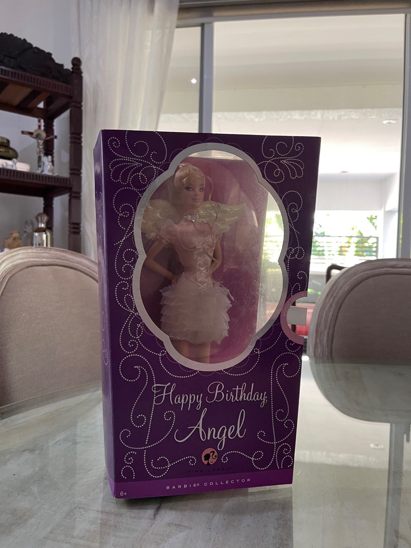 Happy Birthday Angel Barbie, Hobbies & Toys, Toys & Games on Carousell