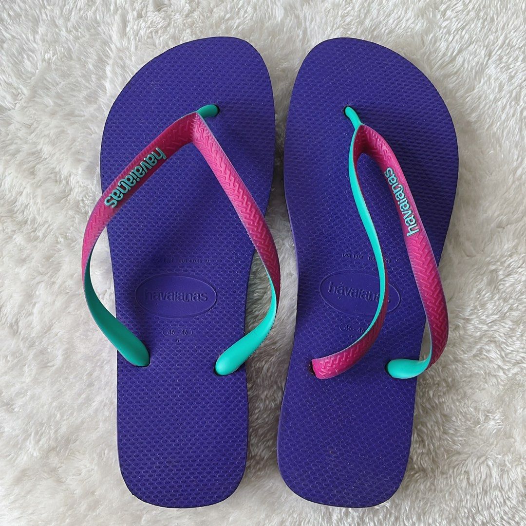 Havaianas US13M 45 46 Men s Fashion Footwear Slippers Slides on Carousell