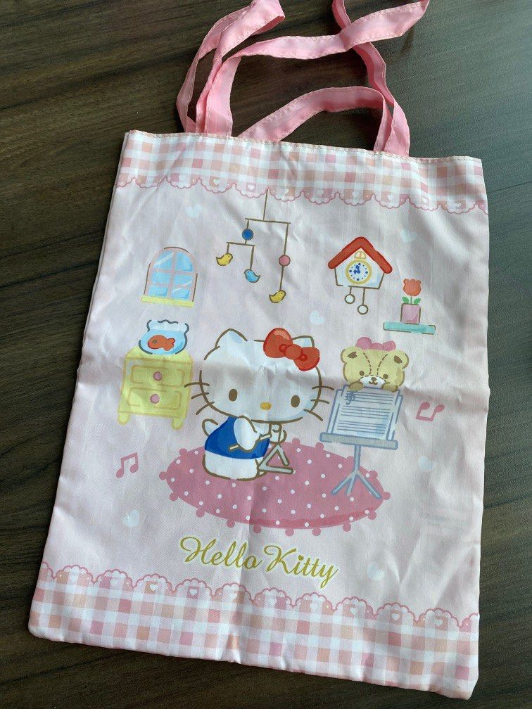 Hello Kitty Ribbon Mini Grocery Tote