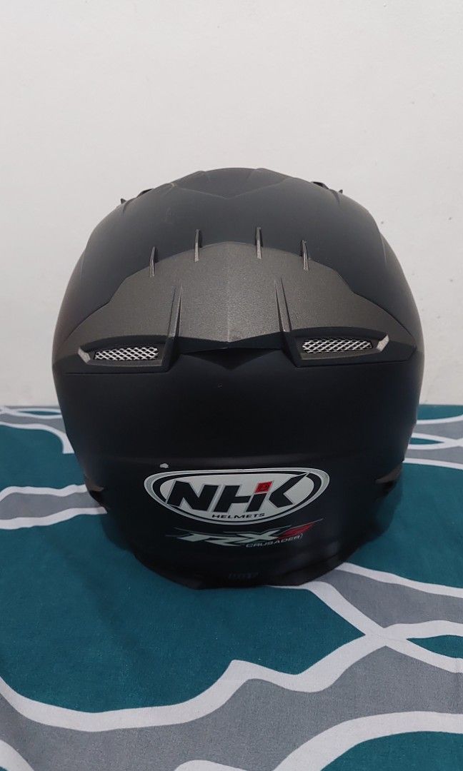 Helm nhk hitam full outlet face