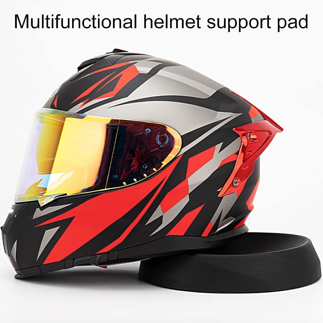 Helmet Stand Helmet Support Helmet Service Pad Helmet Donut Ring for