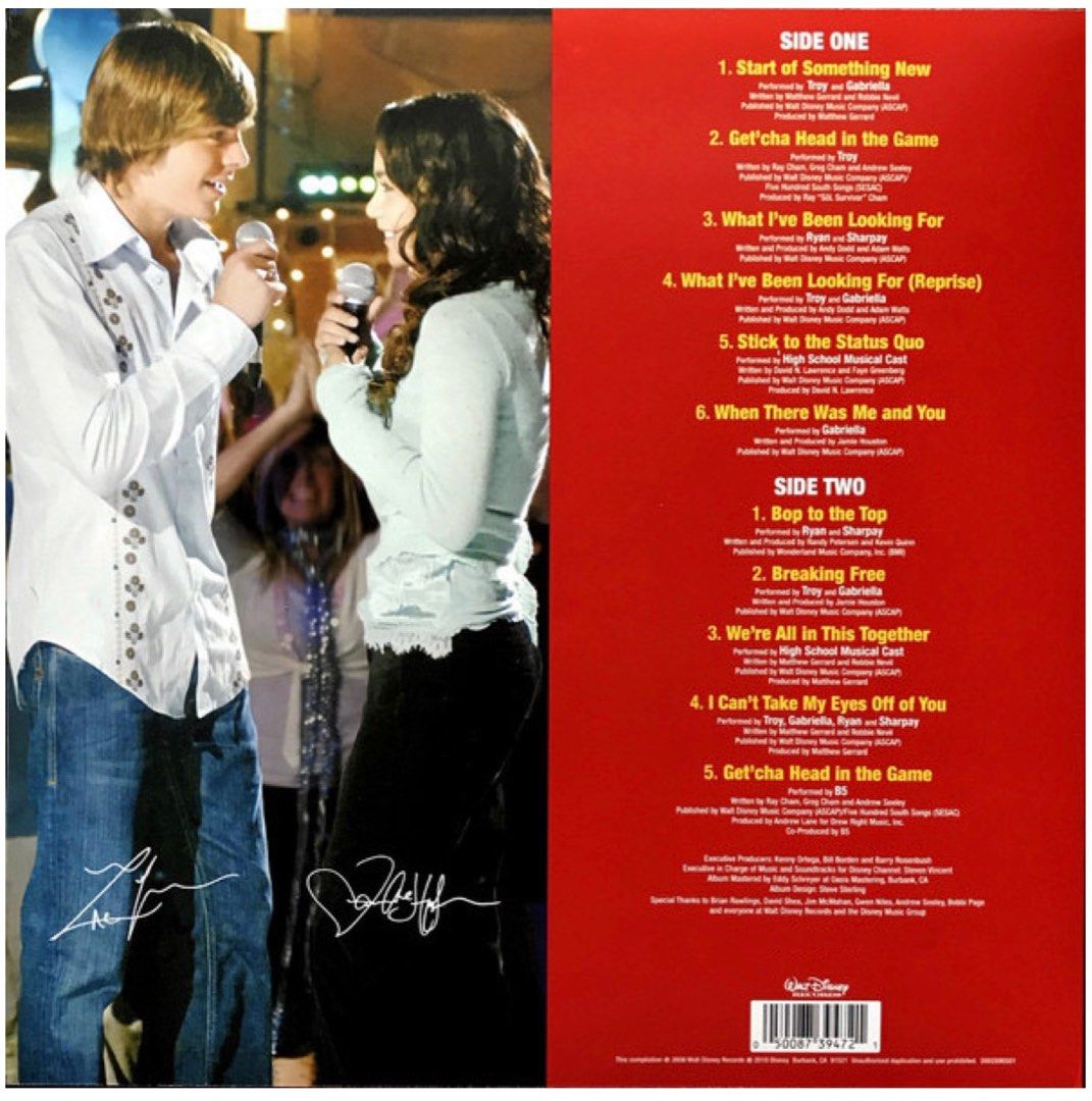 High School Musical Vinyl (Official Disney Movie Soundtrack), Hobbies