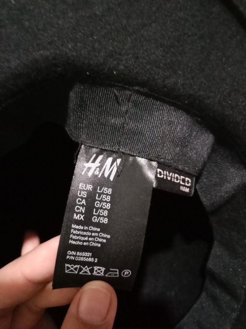 H and shop m black hat