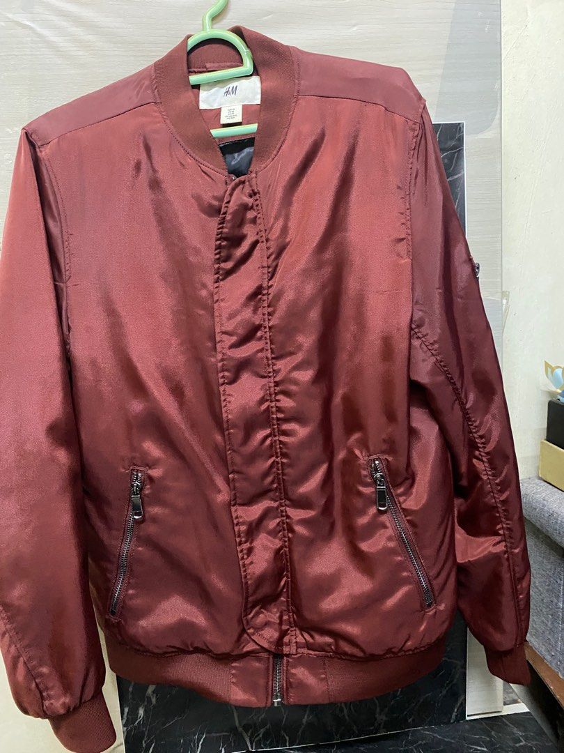 H&m padded store bomber jacket