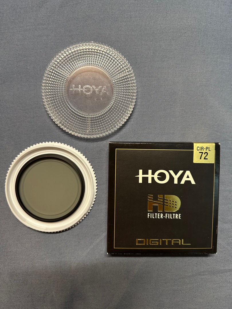 Hoya 72mm CPL FILTER, 攝影器材, 鏡頭及裝備- Carousell