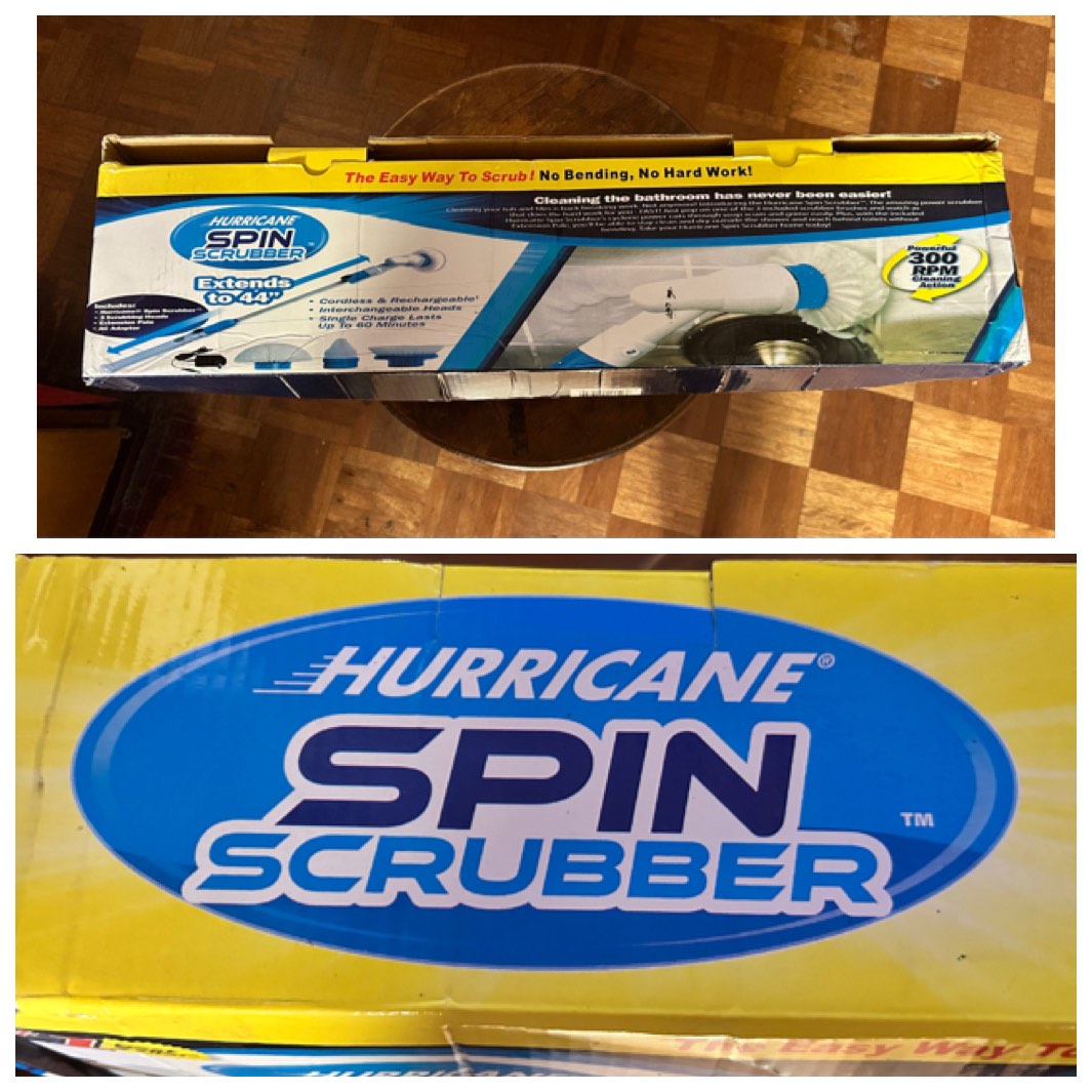 Hurricane Spin Scrubber, Furniture & Home Living, Cleaning & Homecare